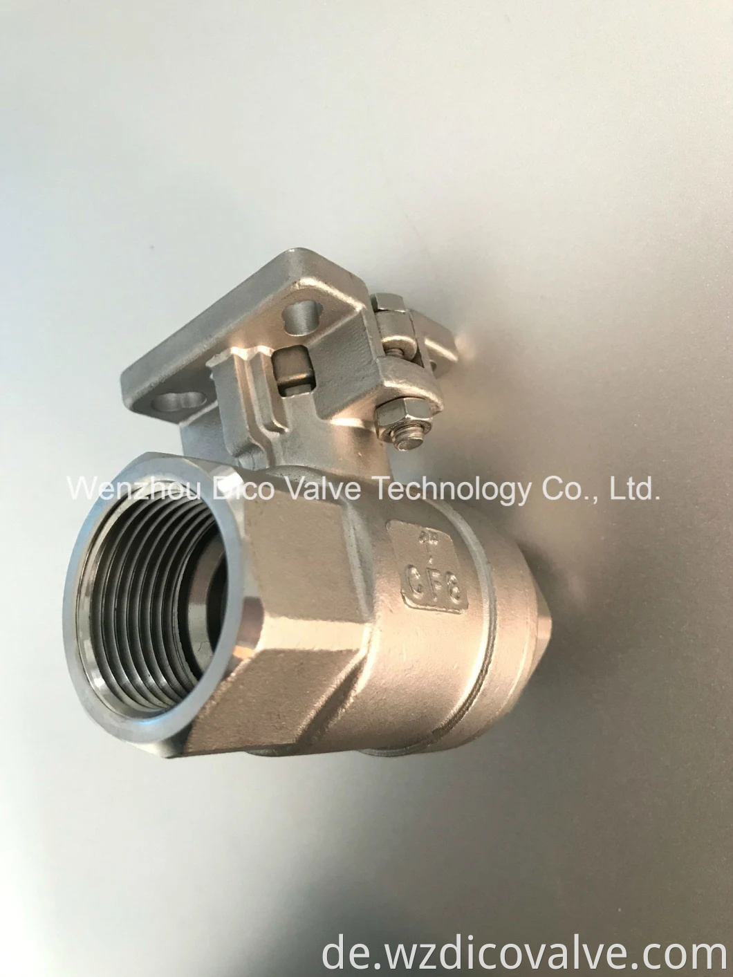 2PC ISO Pad ball valve